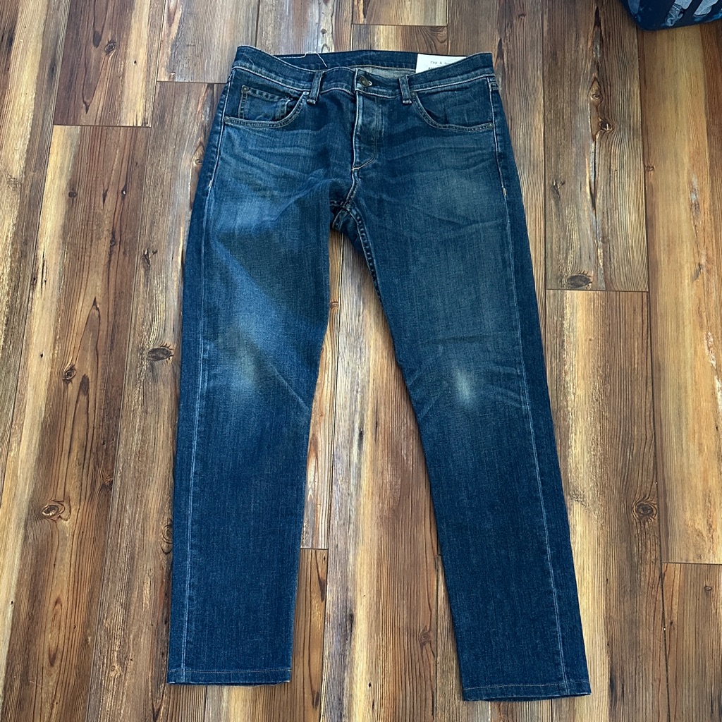 Rag & Bone Men's Dark Blue Fit 2 Slim 31 Color: Knightsbridge